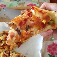 海鲜牛肉水果pizza的做法图解5