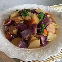 土豆洋葱胡萝卜青椒片的做法图解10