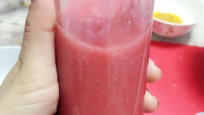 草莓果汁的做法