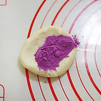 紫薯螺旋蛋黄酥的做法图解4