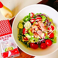 #321沙拉日#快餐小肠蔬果沙拉美味的做法图解7