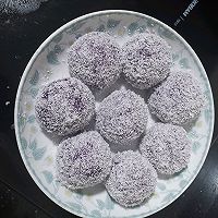 芝心豆沙紫薯糯米糍的做法图解10