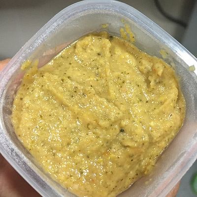 宝宝辅食之西兰花玉米虾仁泥
