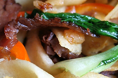 枯炒牛肉豆丝