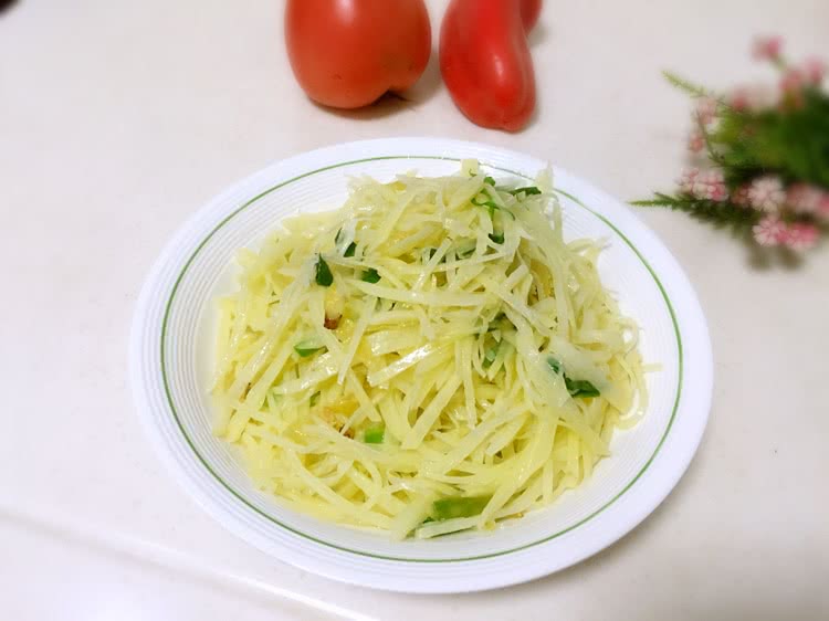 野山椒土豆丝～土豆丝的另类吃法