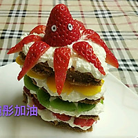 草莓巧克力迷你生日蛋糕的做法图解9