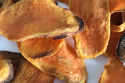 空气炸锅之烤红薯片