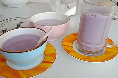 紫薯豆汁
