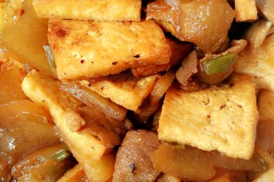 家常豆腐炖冬瓜