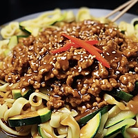 裹满酱汁肉末的面条真的绝绝子！真想一口接着一口太过瘾啦的做法图解6