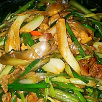 荞头炒烧肉的做法图解6