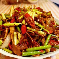 爆炒豉香糯米笋的做法图解4