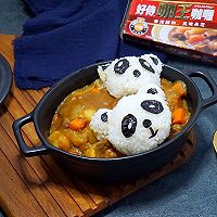 熊猫咖喱牛肉饭#奇妙咖喱，拯救萌娃食欲#的做法图解8