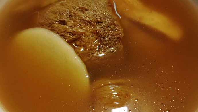 猴头菇螺肉片汤