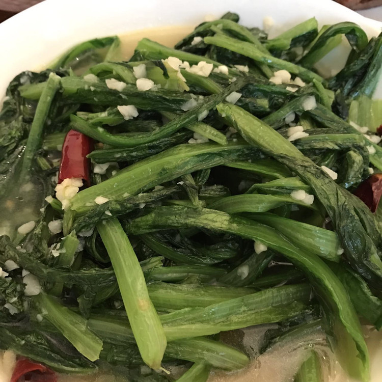 蒜泥油麦菜的做法