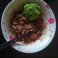 黄瓜馅的肉包包的做法图解6