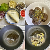 #节日美味就这么简单#生菜土豆虾仁卷饼的做法图解3