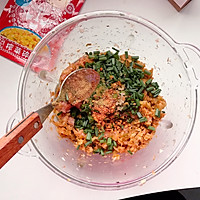 鲜肉榨菜｜不用揉面的锅盔的做法图解3
