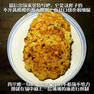 水煎杂蔬鸡肉饼