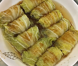 白菜鸡肉卷的做法