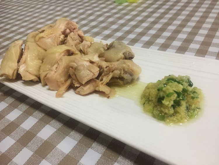 白切鸡 配 姜葱蓉（正宗蘸料）的做法