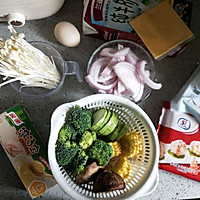 #饕餮美味视觉盛宴#减脂鸡汤寿喜锅的做法图解1