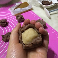 巧克力流心冰皮月饼的做法图解18