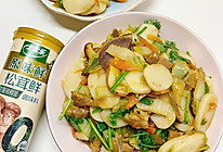 #年在一起 鲜才够味#肉炒年糕片的做法