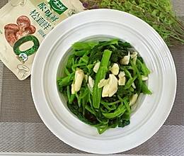 #夏日鲜味轻享健康#夏季时令菜！猪油拌空心菜的做法