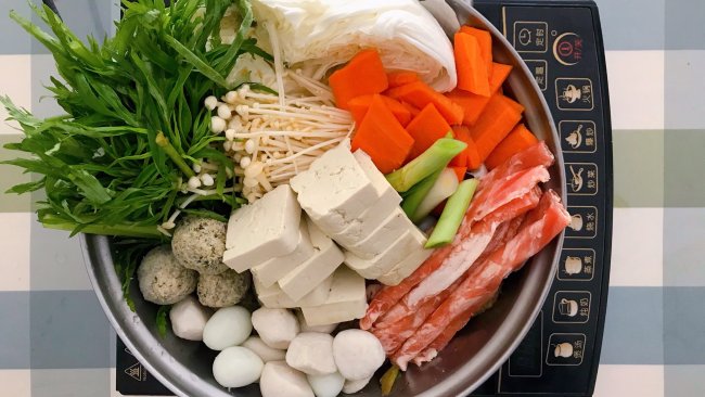 水煮减脂餐的正确打开方式-简易版寿喜锅的做法