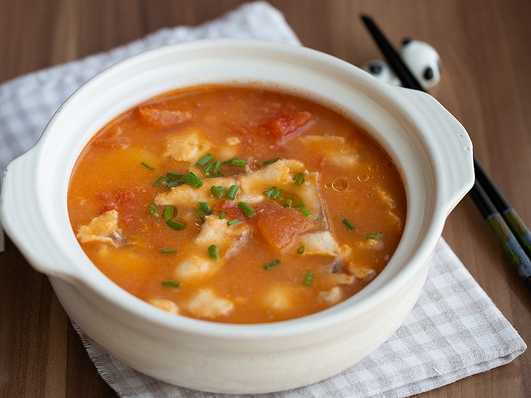 开胃番茄鱼汤的做法