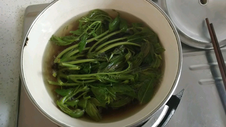 凉拌椿芽菜（腌香椿）的做法