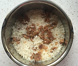腊肠蒸米饭的做法