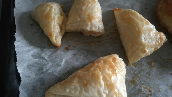 超级简单的苹果派（手抓饼制作）