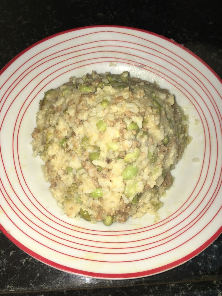 青豆焖饭的做法