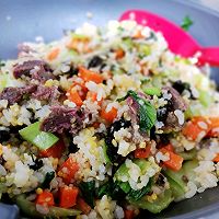 卤牛肉菜饭的做法图解3