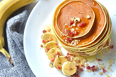 香蕉松饼／banana pancake