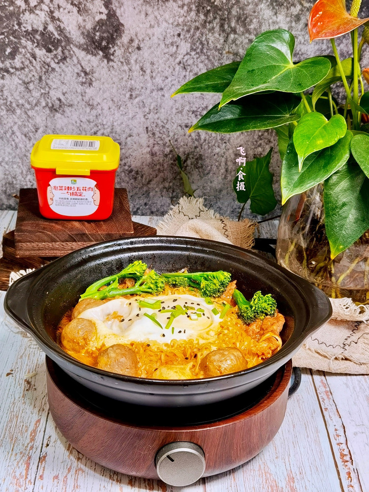 一人食韩式部队锅的做法