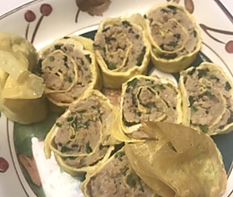 鸡蛋三鲜春卷的做法
