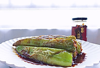 八宝煎酿青椒的做法