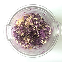 外脆内软爆浆紫薯芝士饼，超级拉丝还爆浆的做法图解6