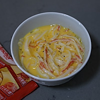 #芝士盖被 爆改芝味#芝士盖滑蛋蟹柳的做法图解4
