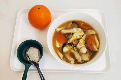 橙香酸辣鱼片汤