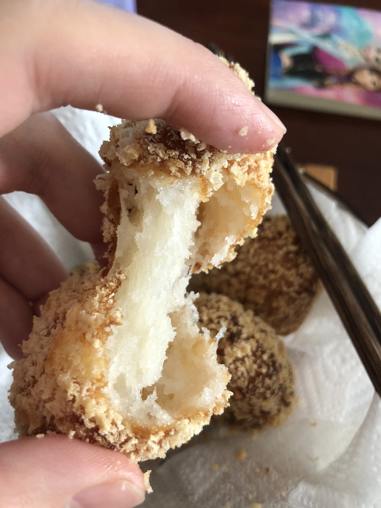 炸脆皮糯米糕的做法