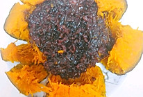 南瓜系列㈥软糯香甜的贝贝南瓜紫米盅的做法