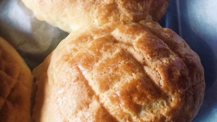 港式菠萝包（广式酥皮面包）