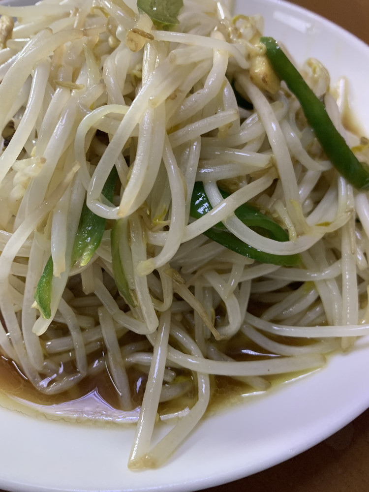 清炒绿豆芽的做法
