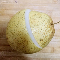 清蒸冰糖雪梨的做法图解2