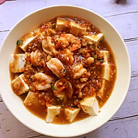 #肉食者联盟#虾仁蒸豆腐的做法图解10