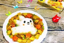 萌兔胡萝卜咖喱饭#咖喱萌太奇#的做法
